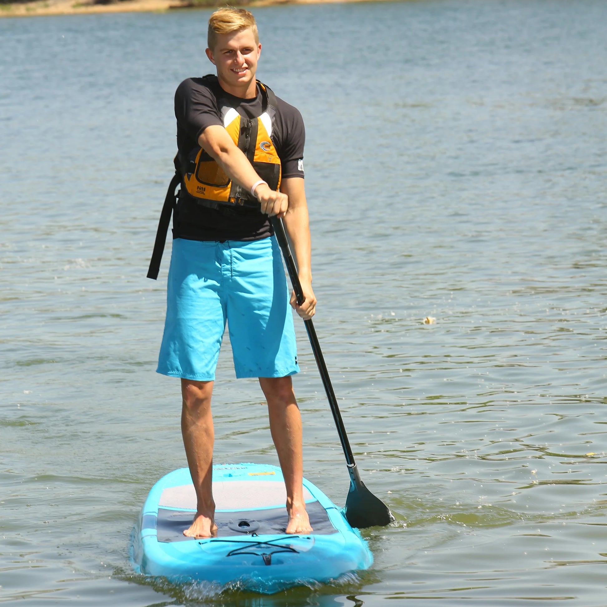 Amped 11 Ft Stand-Up Paddleboard, Glacier Blue